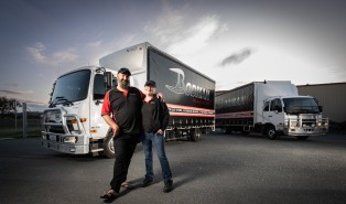 Mick Bodman and Kelly Bodman, the husband and wife team at the helm of Bodman Transport