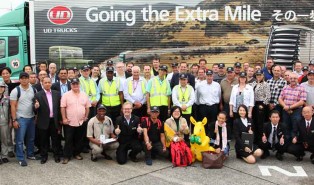 UD Trucks’ Extra Mile Challenge 2015 final took place at the Japan Headquarters, Australian team crowned as overall winner